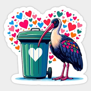 valentine bin chicken Sticker